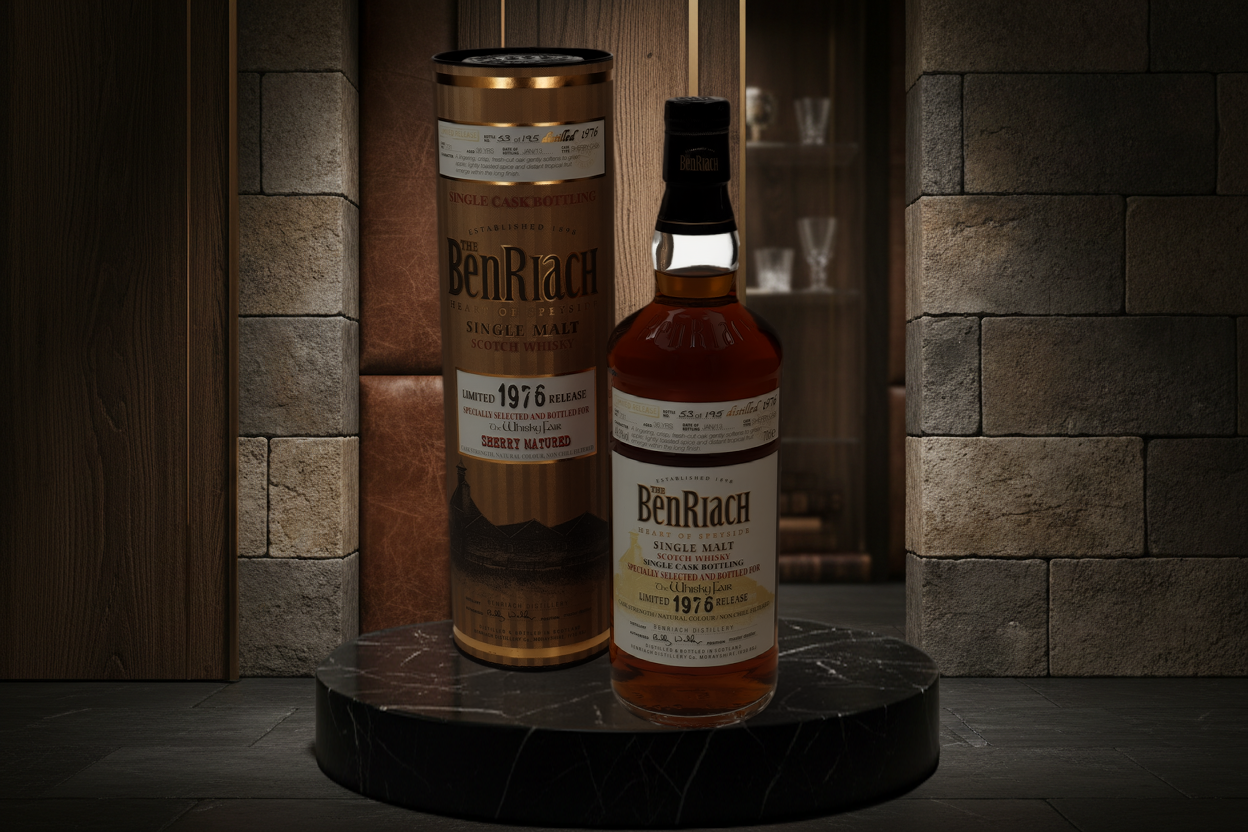 BenRiach 1976 – Limited Release (53/195) – Sherry Cask – (Original Bottling)